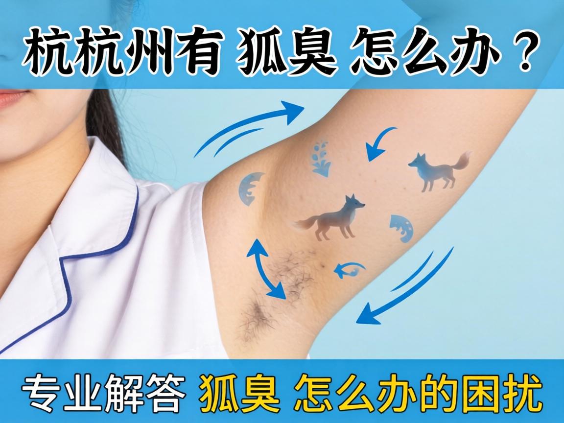 杭州有狐臭怎么办？专业解答狐臭怎么办的困扰