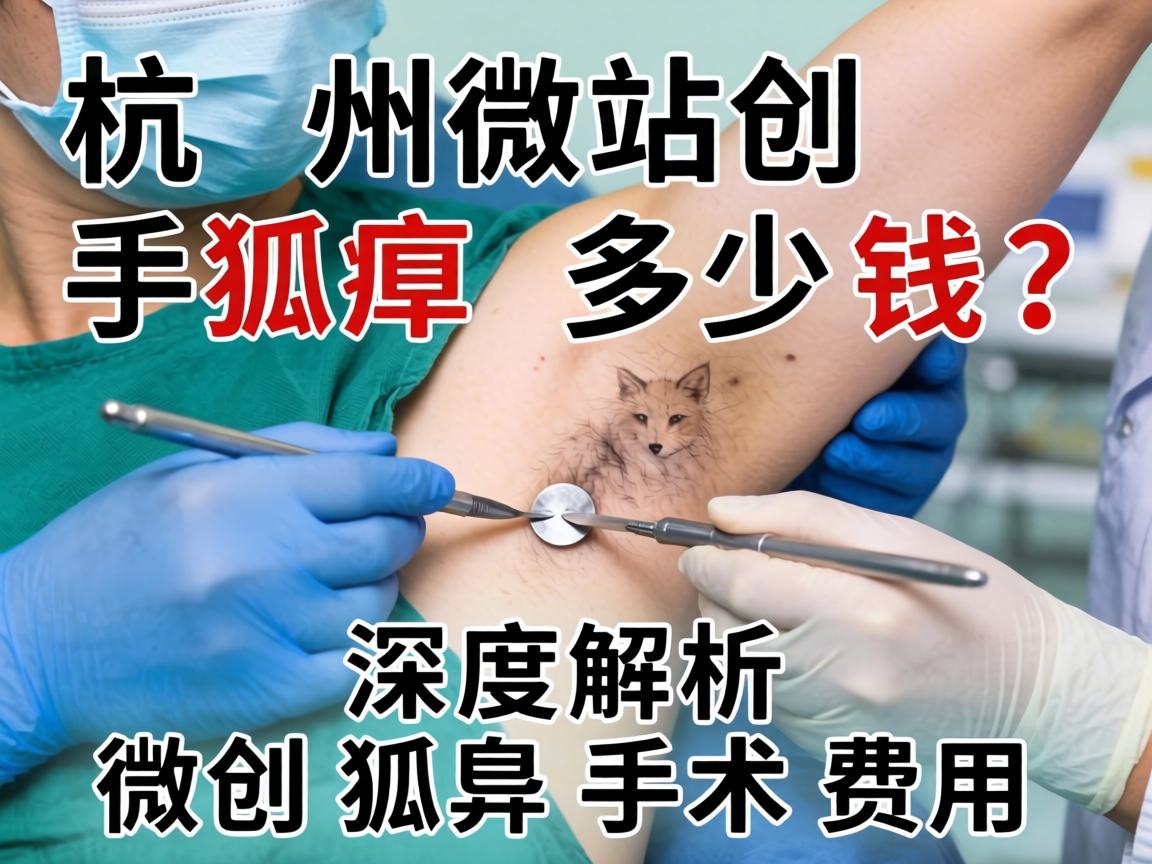杭州微创狐臭手术多少钱？深度解析微创狐臭手术费用