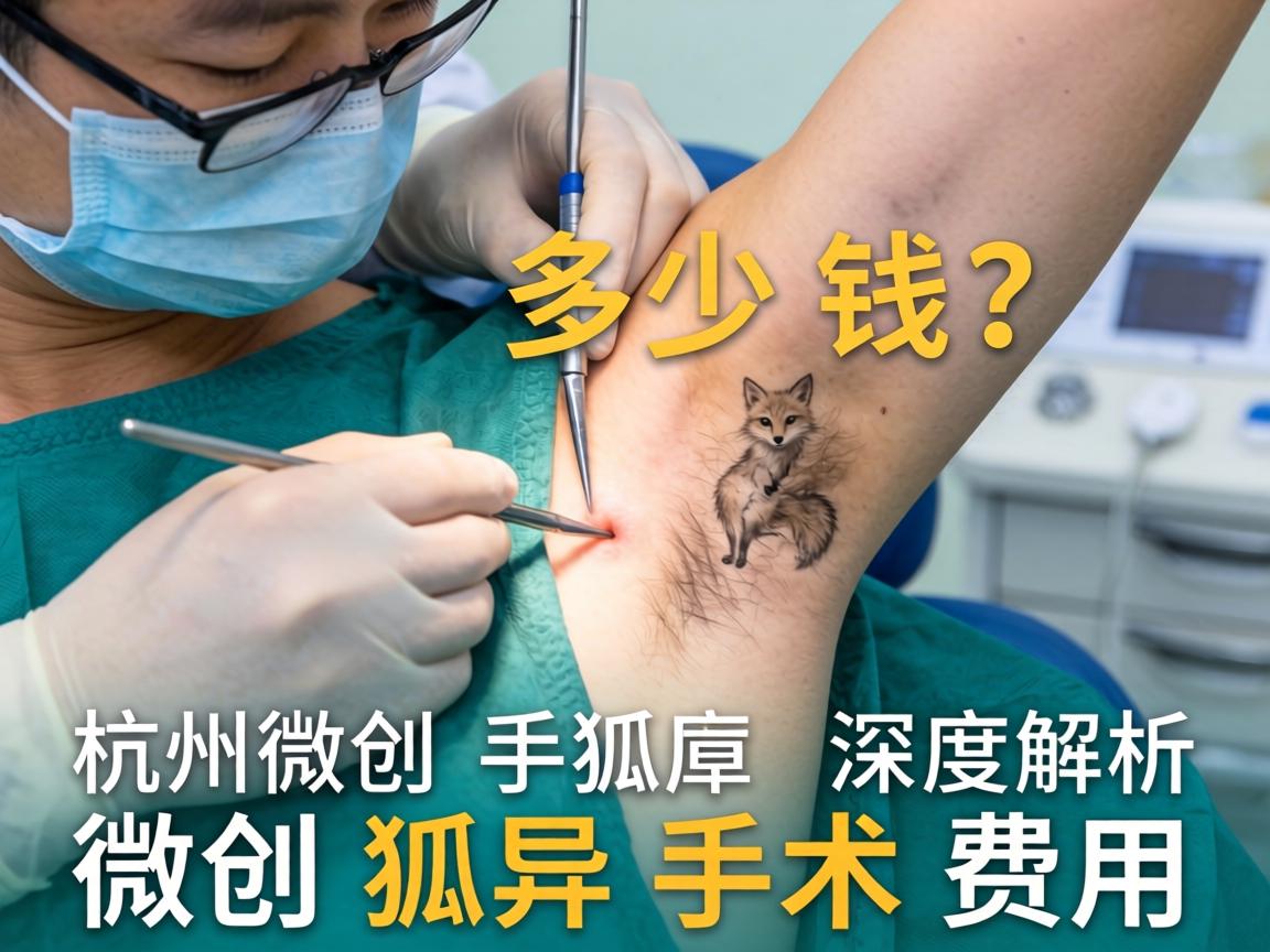 杭州微创狐臭手术多少钱？深度解析微创狐臭手术费用