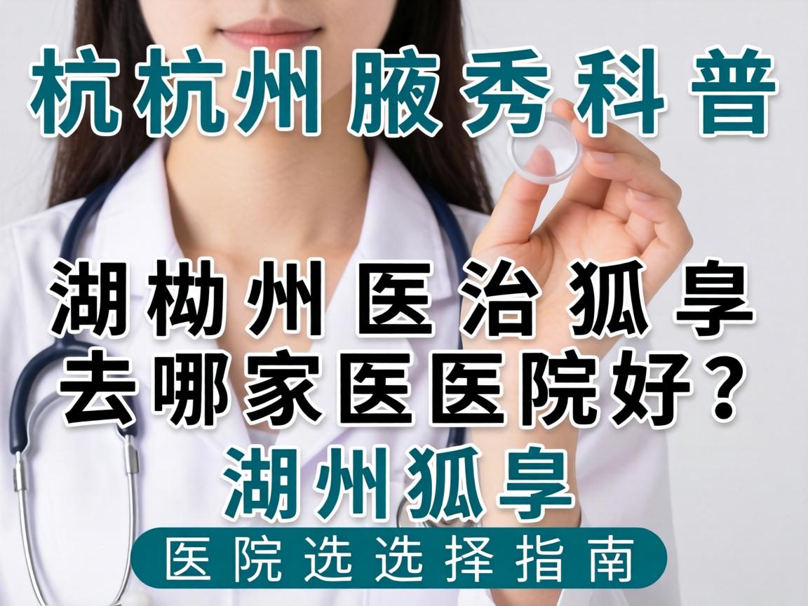 杭州腋秀科普，湖州医治狐臭去哪家医院好？湖州狐臭医院选择指南