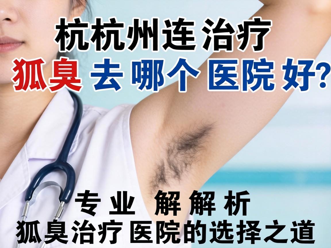 杭州治疗狐臭去哪个医院好？专业解析狐臭治疗医院的选择之道