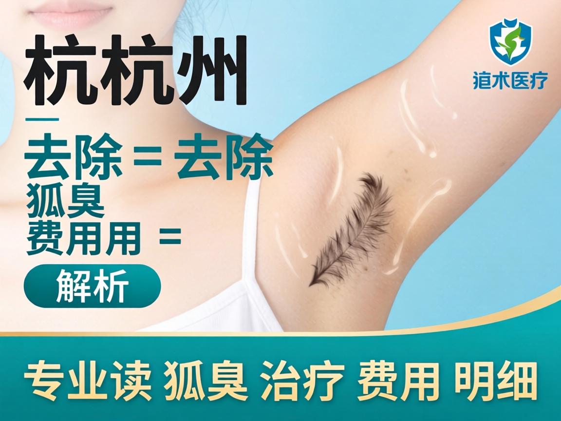 杭州去除狐臭费用解析，专业解读狐臭治疗费用明细