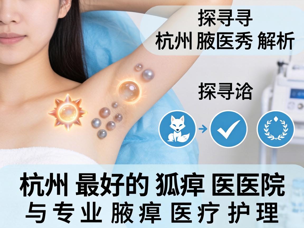杭州腋秀解析，探寻杭州最好的狐臭医院与专业腋臭医疗护理
