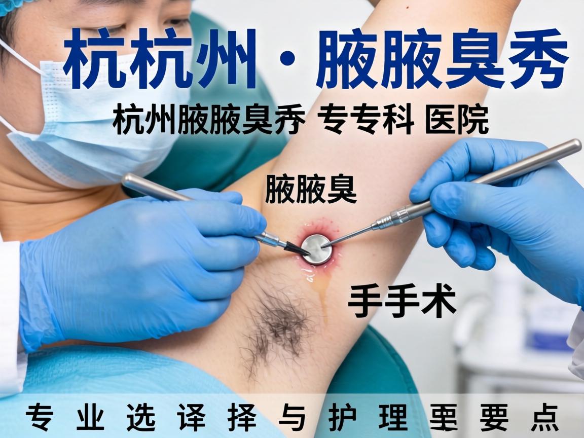 杭州腋秀解析，杭州腋臭手术专科医院的专业选择与护理要点