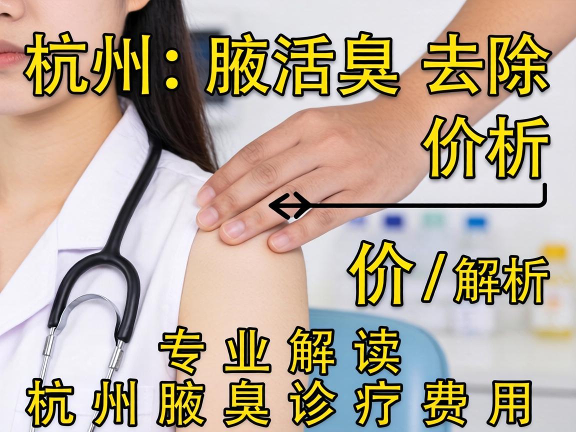 杭州腋臭去除价格解析，专业解读杭州腋臭诊疗费用