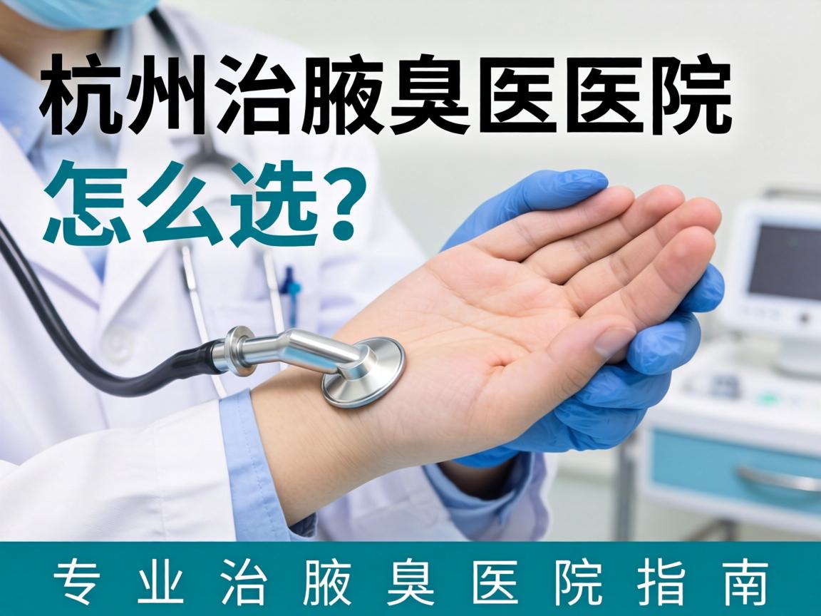 杭州治腋臭医院怎么选？专业治腋臭医院指南