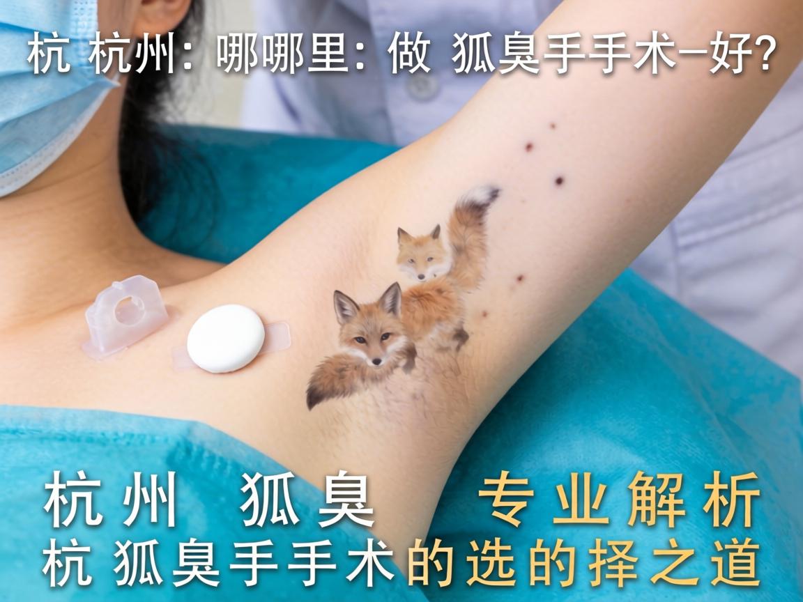 杭州哪里做狐臭手术好？专业解析杭州狐臭手术的选择之道