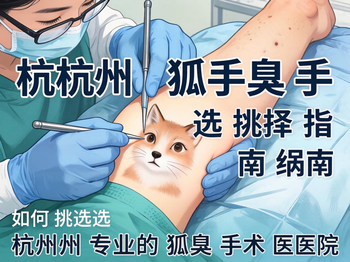 杭州狐臭手术选择指南，如何挑选杭州专业的狐臭手术医院