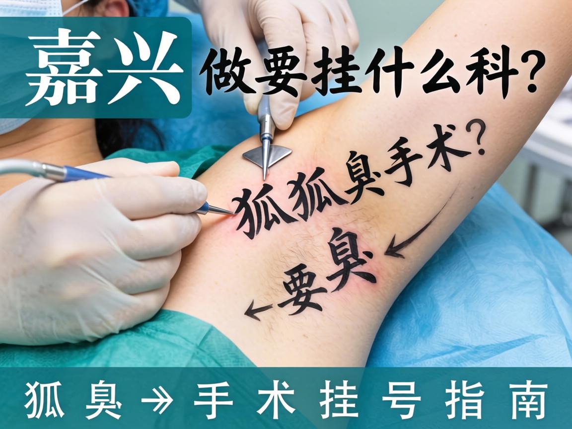 嘉兴做狐臭手术要挂什么科？详解狐臭手术挂号指南