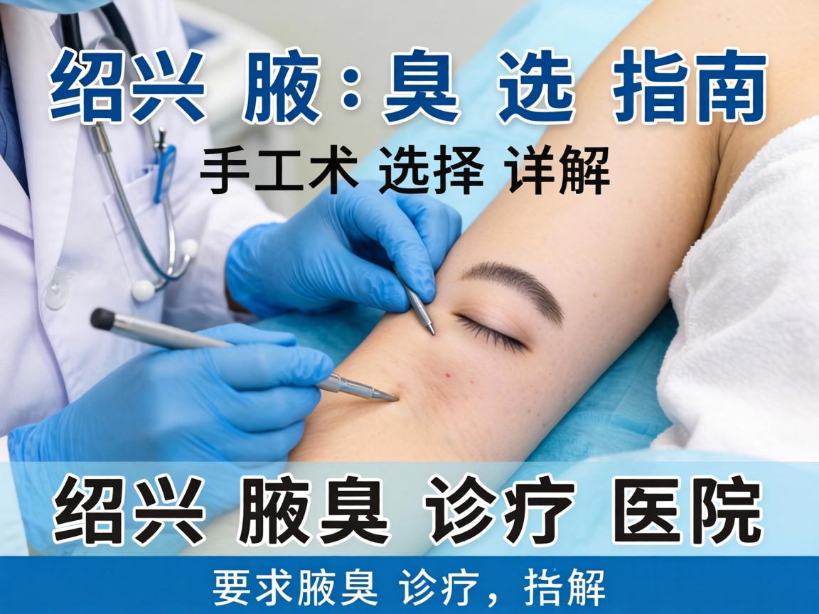 绍兴腋臭手术选择指南，详解绍兴腋臭诊疗医院