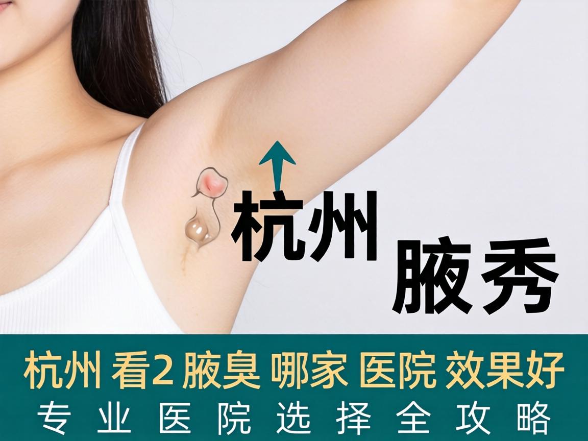 杭州腋秀解析，杭州看腋臭哪家医院效果好，专业医院选择全攻略