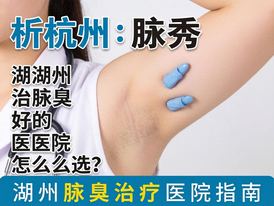 杭州腋秀解析，湖州治腋臭好的医院怎么选？湖州腋臭治疗医院指南