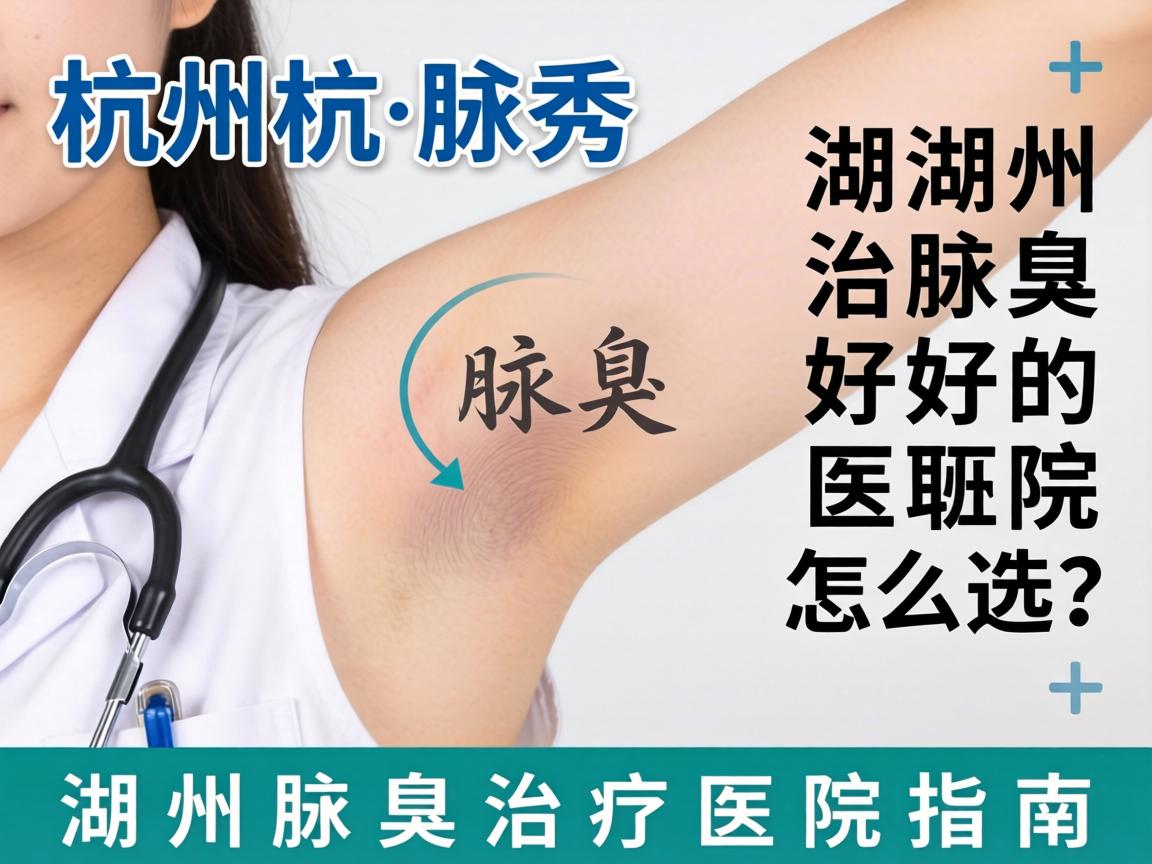 杭州腋秀解析，湖州治腋臭好的医院怎么选？湖州腋臭治疗医院指南