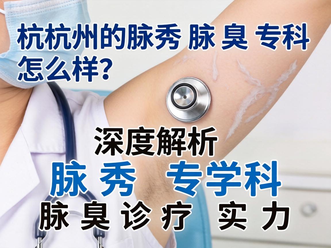 杭州腋秀腋臭专科怎么样？深度解析腋秀专科的腋臭诊疗实力