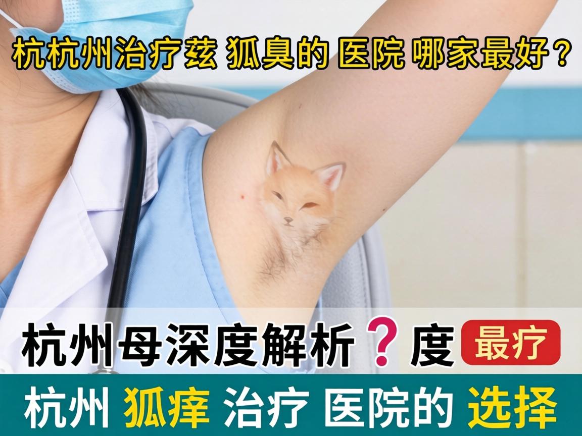 杭州治疗狐臭的医院哪家最好？深度解析杭州狐臭治疗医院的选择