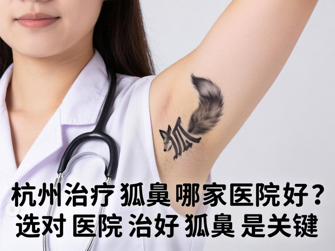 杭州治疗狐臭哪家医院好？选对医院治好狐臭是关键