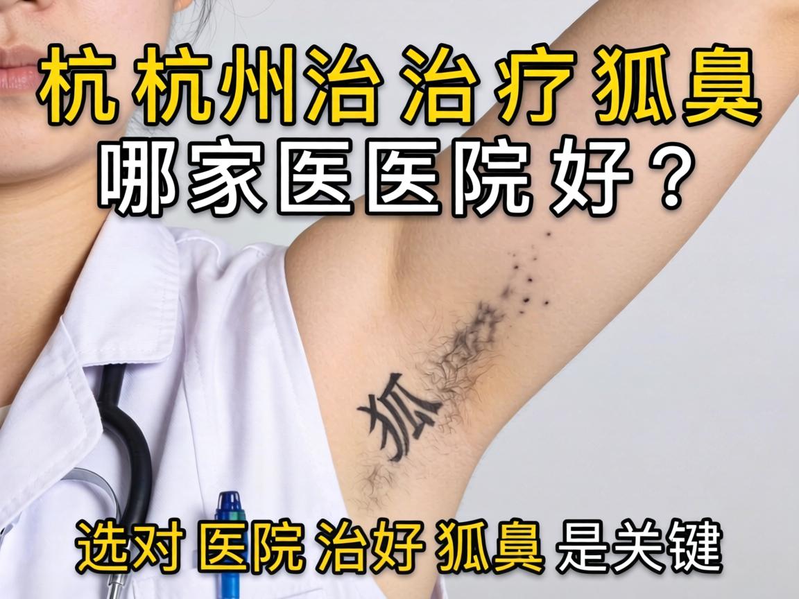杭州治疗狐臭哪家医院好？选对医院治好狐臭是关键