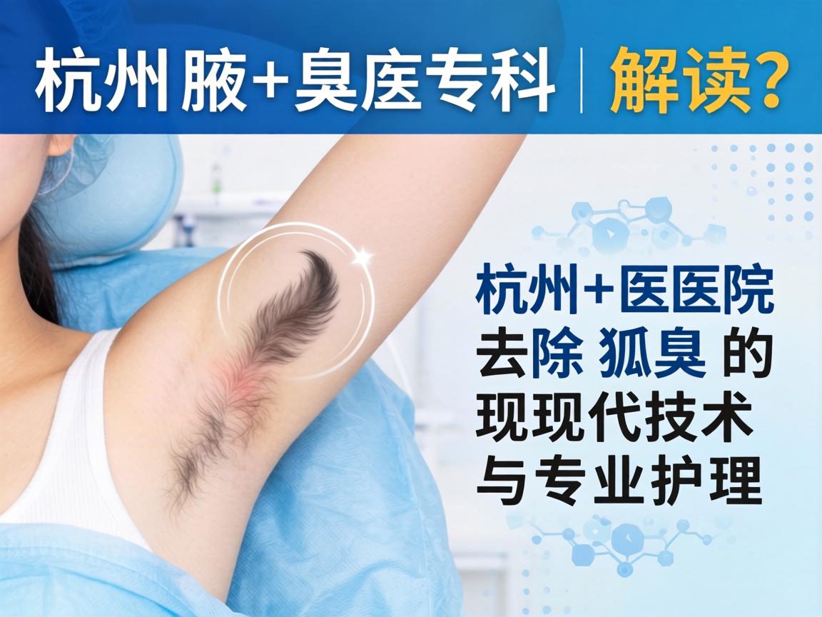 杭州腋臭专科解读，杭州医院去除狐臭的现代技术与专业护理