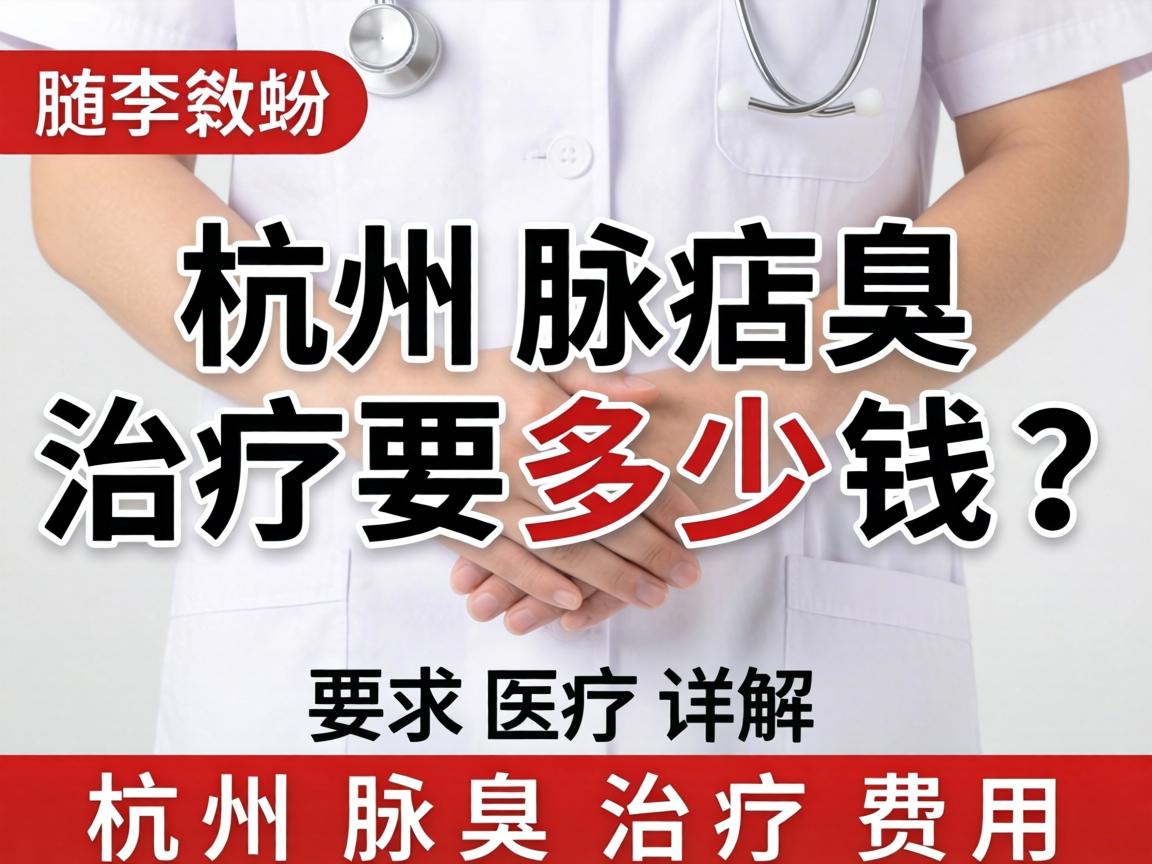杭州腋臭治疗要多少钱？详解杭州腋臭治疗费用