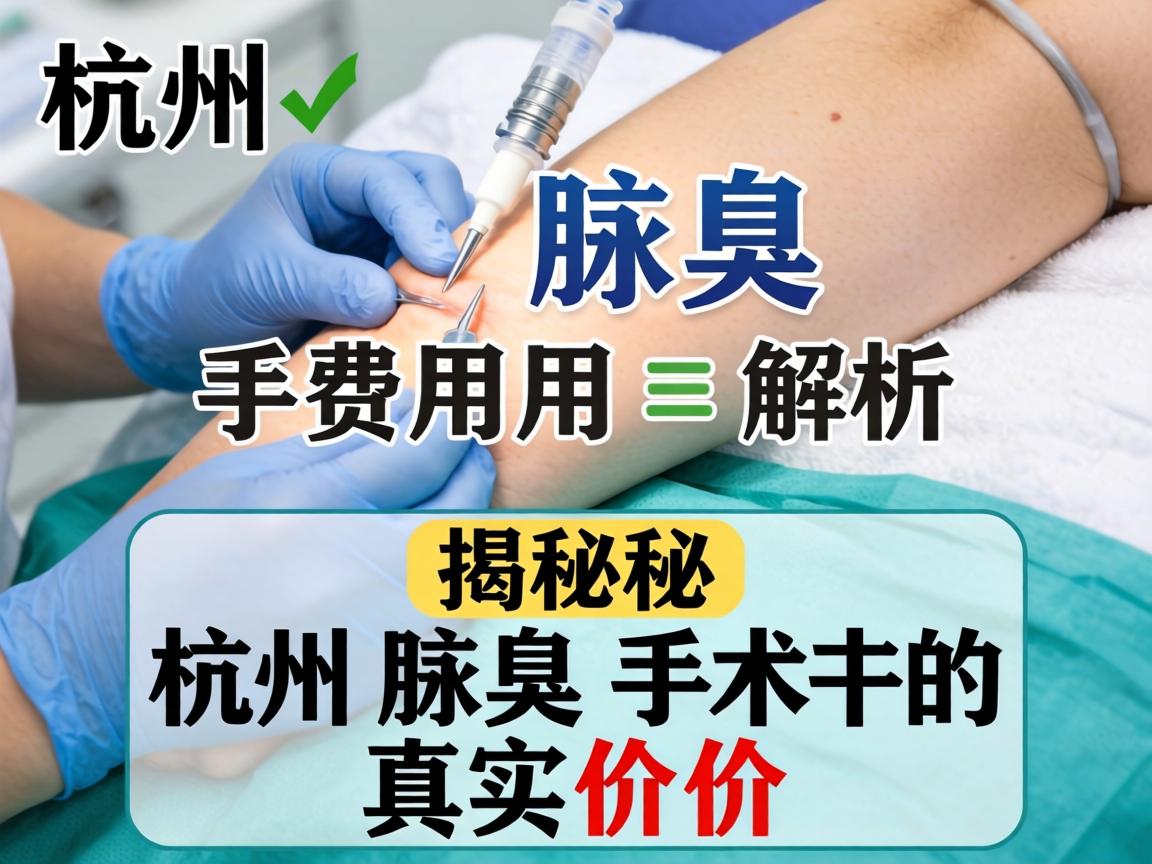 杭州腋臭手术费用解析，揭秘杭州腋臭手术的真实价格