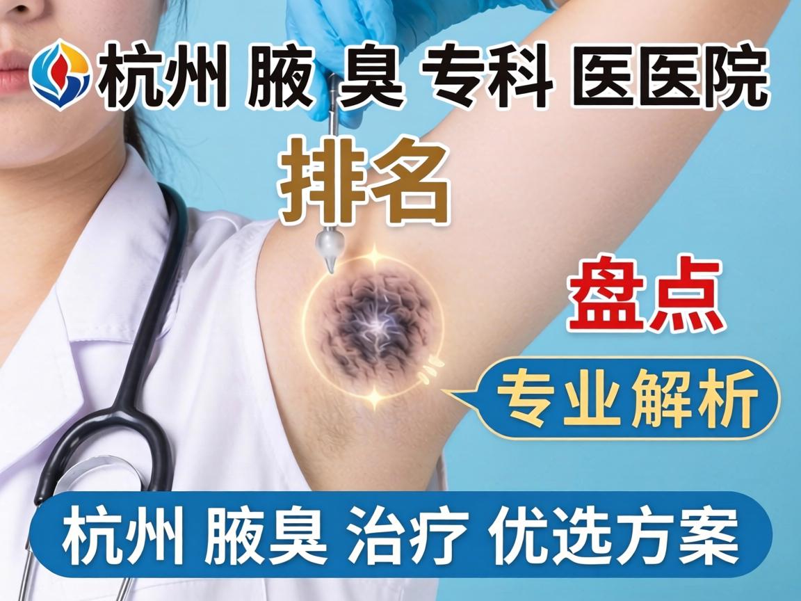 杭州腋臭专科医院排名盘点，专业解析杭州腋臭治疗优选方案