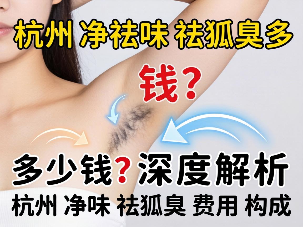 杭州净味祛狐臭多少钱？深度解析杭州净味祛狐臭费用构成
