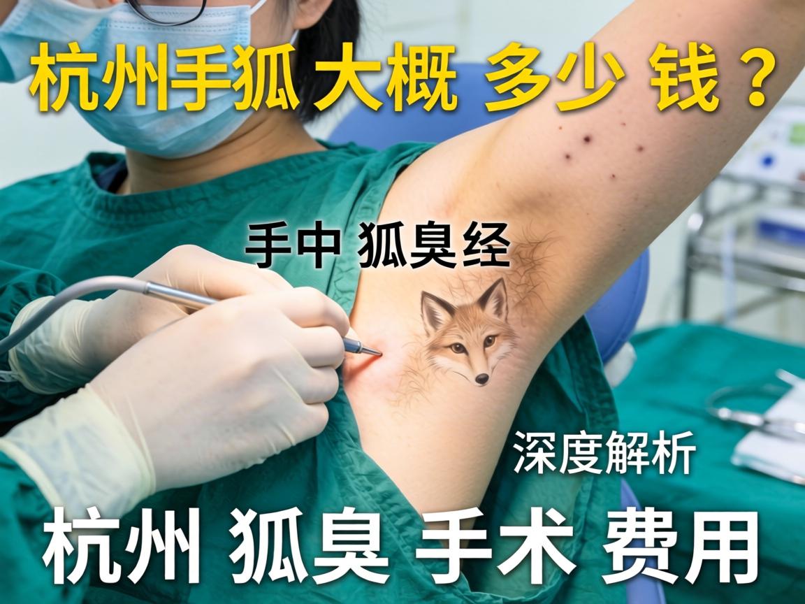 杭州狐臭手术大概多少钱？深度解析杭州狐臭手术费用