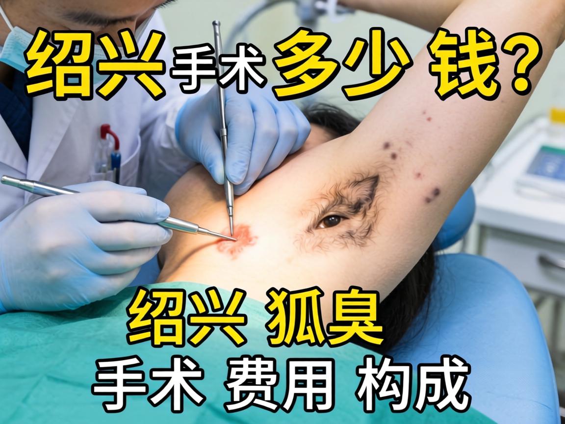 绍兴狐臭手术多少钱？详解绍兴狐臭手术费用构成