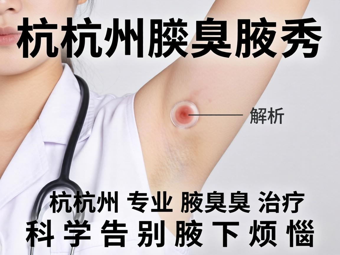 杭州腋秀解析，杭州专业腋臭治疗，科学告别腋下烦恼