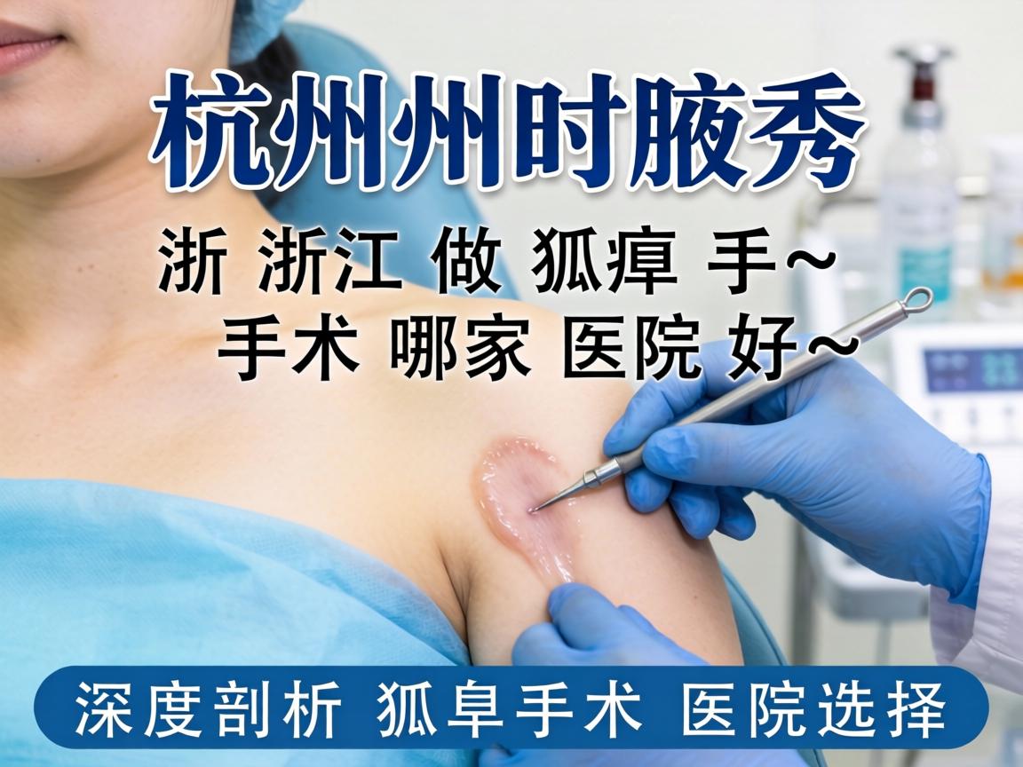杭州腋秀解析，浙江做狐臭手术哪家医院好，深度剖析狐臭手术医院选择