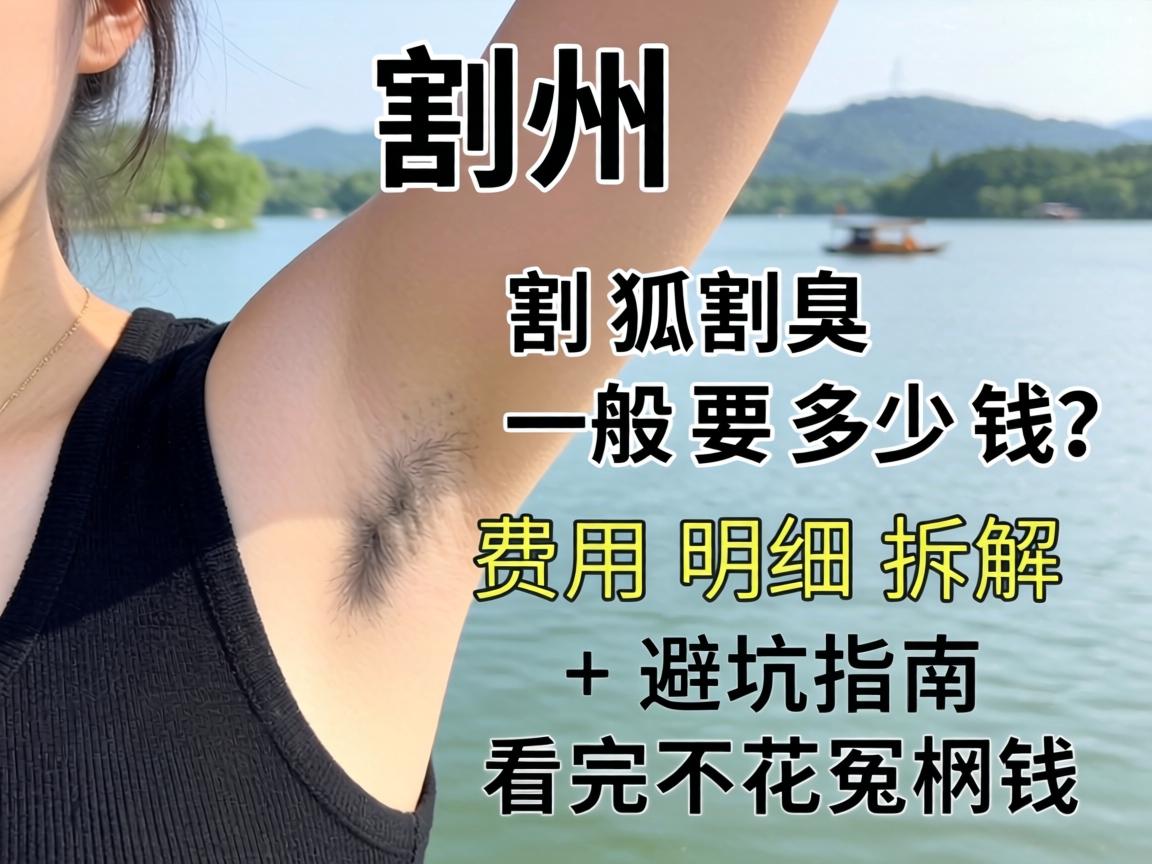 湖州割狐臭一般要多少钱？费用明细拆解+避坑指南，看完不花冤枉钱