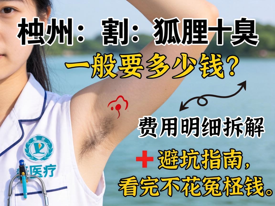 湖州割狐臭一般要多少钱？费用明细拆解+避坑指南，看完不花冤枉钱