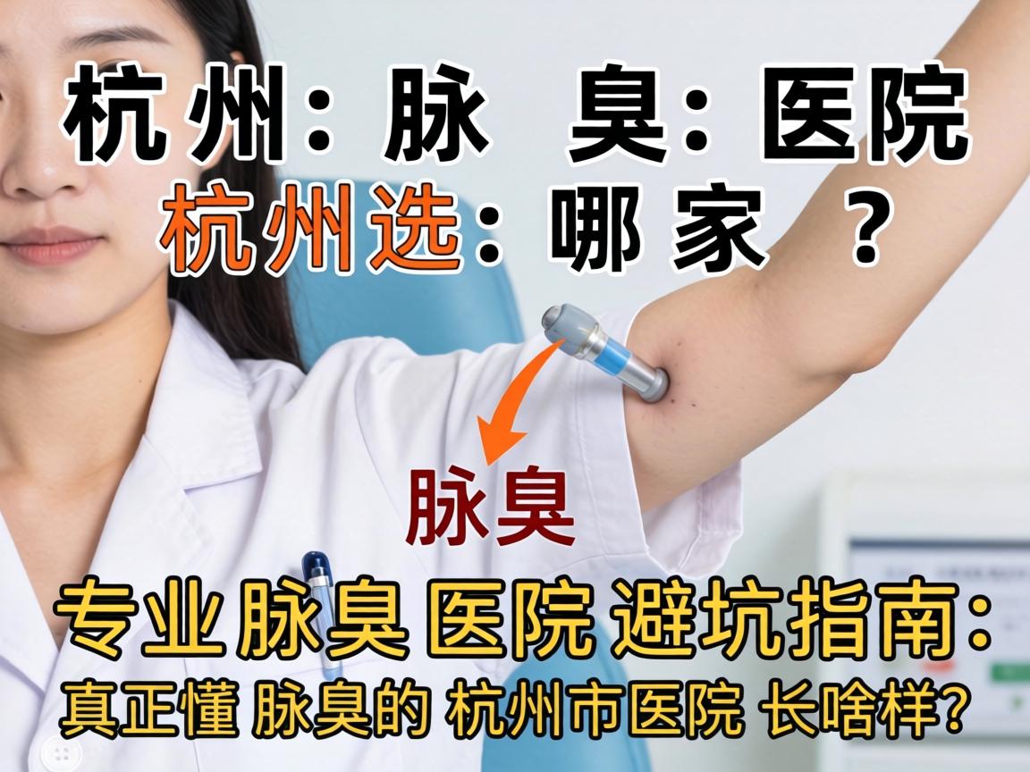 杭州腋臭医院选哪家？杭州专业腋臭医院避坑指南，真正懂腋臭的杭州医院长啥样？