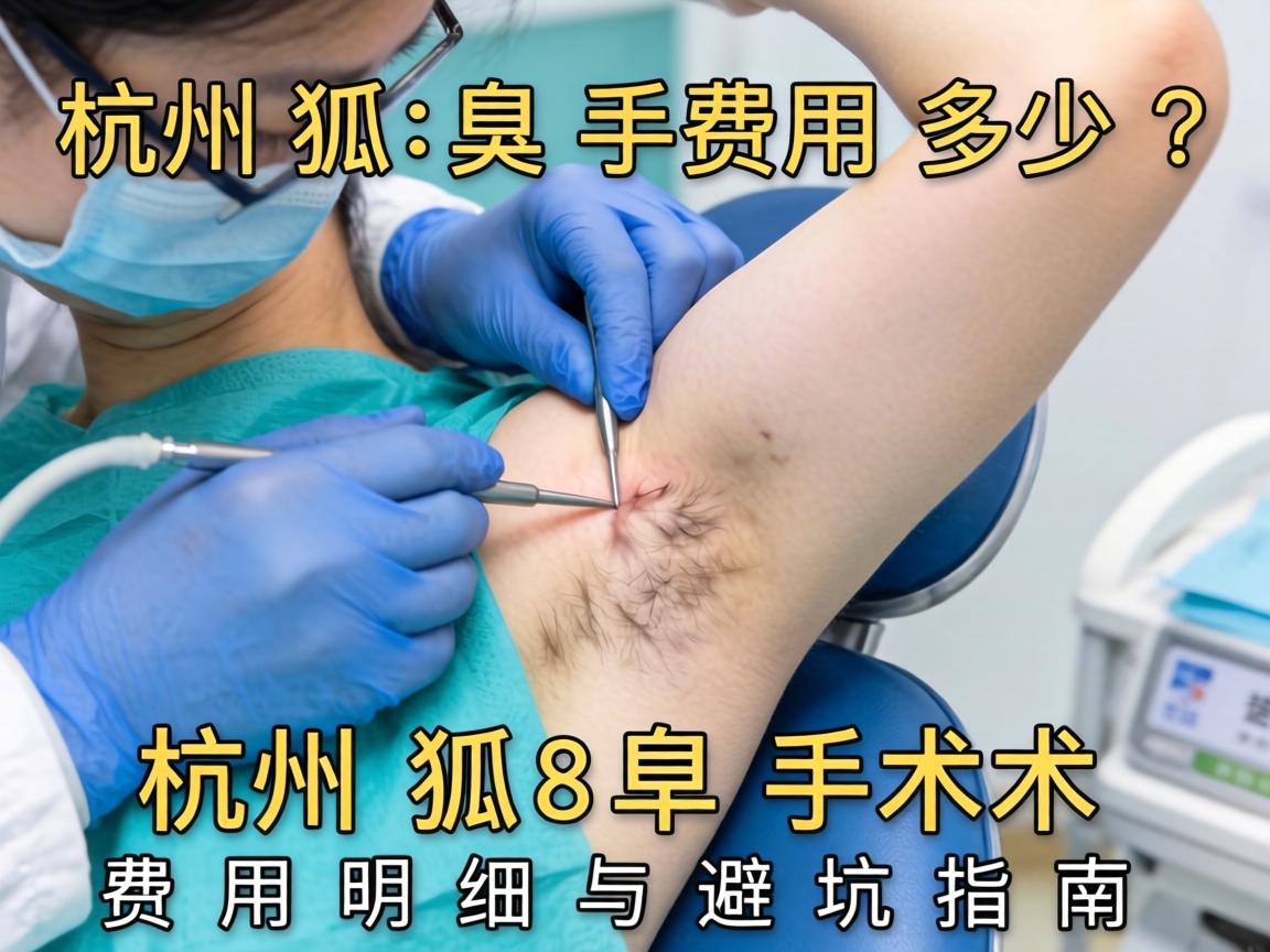 杭州狐臭手术费用多少？杭州狐臭手术费用明细与避坑指南