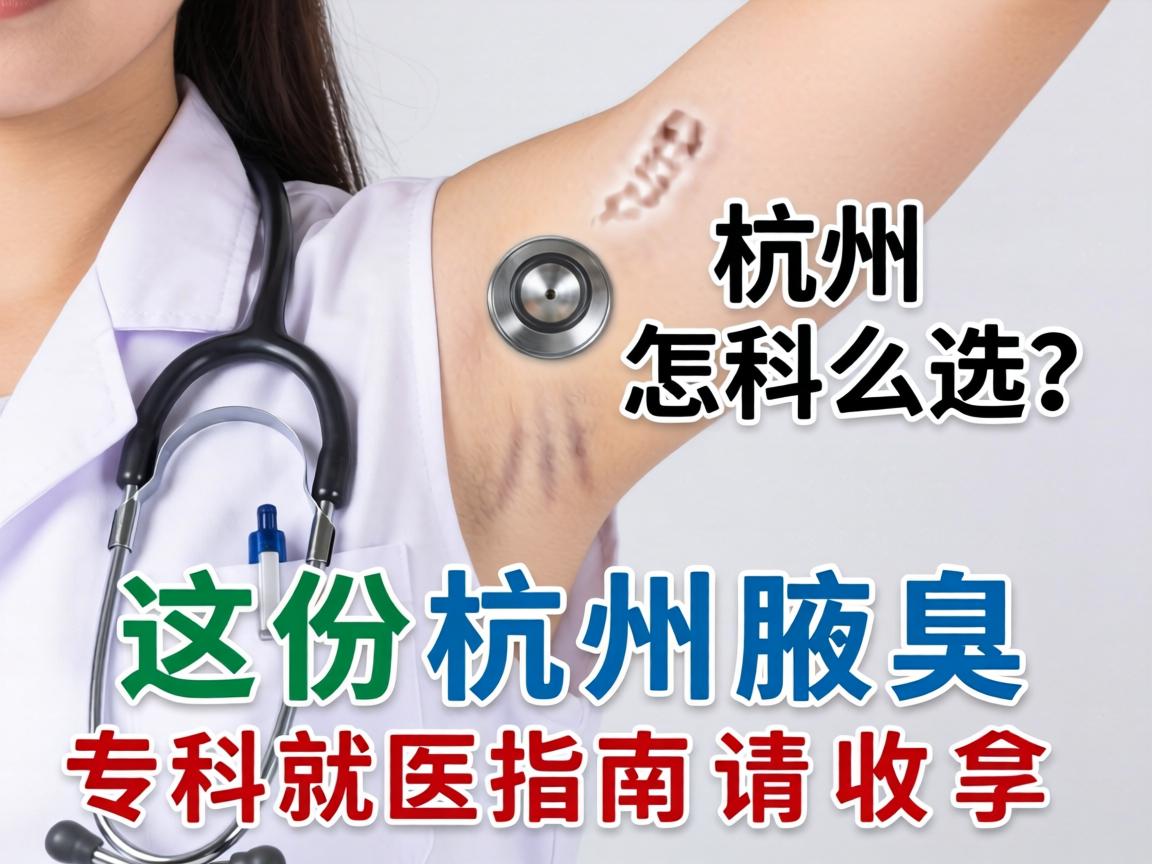 杭州腋臭专科医院怎么选？这份杭州腋臭专科就医指南请收好