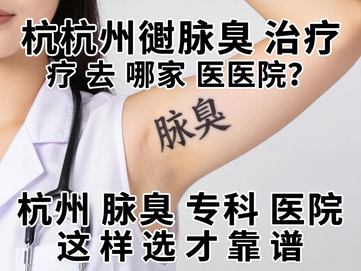 杭州腋臭治疗去哪家医院？杭州腋臭专科医院这样选才靠谱