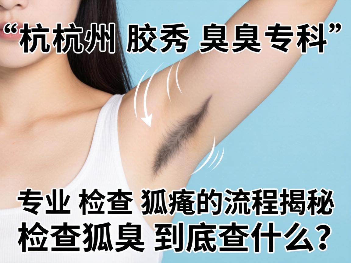杭州腋秀腋臭专科，专业检查狐臭的流程揭秘，检查狐臭到底查什么？