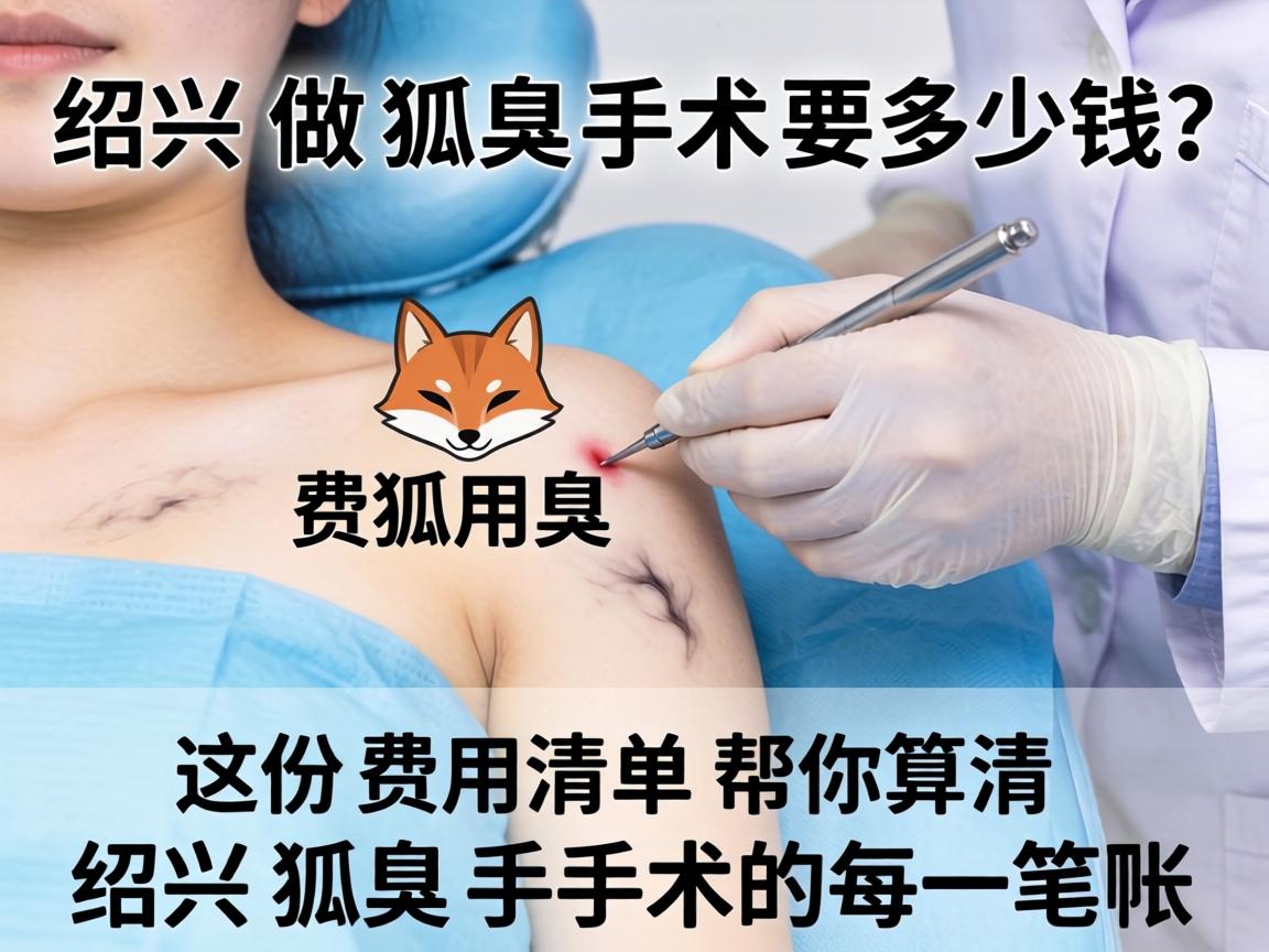 绍兴做狐臭手术要多少钱？这份费用清单帮你算清绍兴狐臭手术的每一笔账