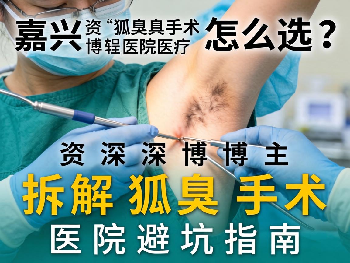 嘉兴狐臭手术医院怎么选？资深博主拆解狐臭手术医院避坑指南