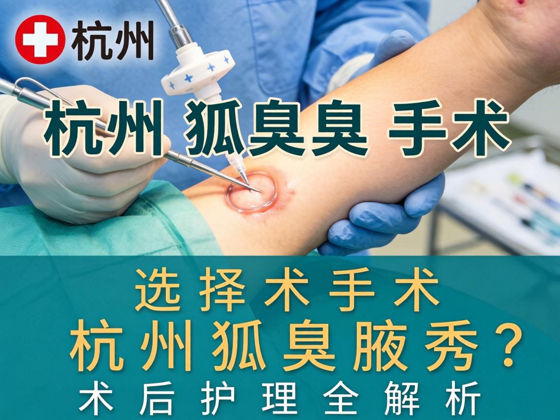 杭州狐臭手术，为什么杭州狐臭手术选择腋秀？杭州狐臭手术术后护理全解析