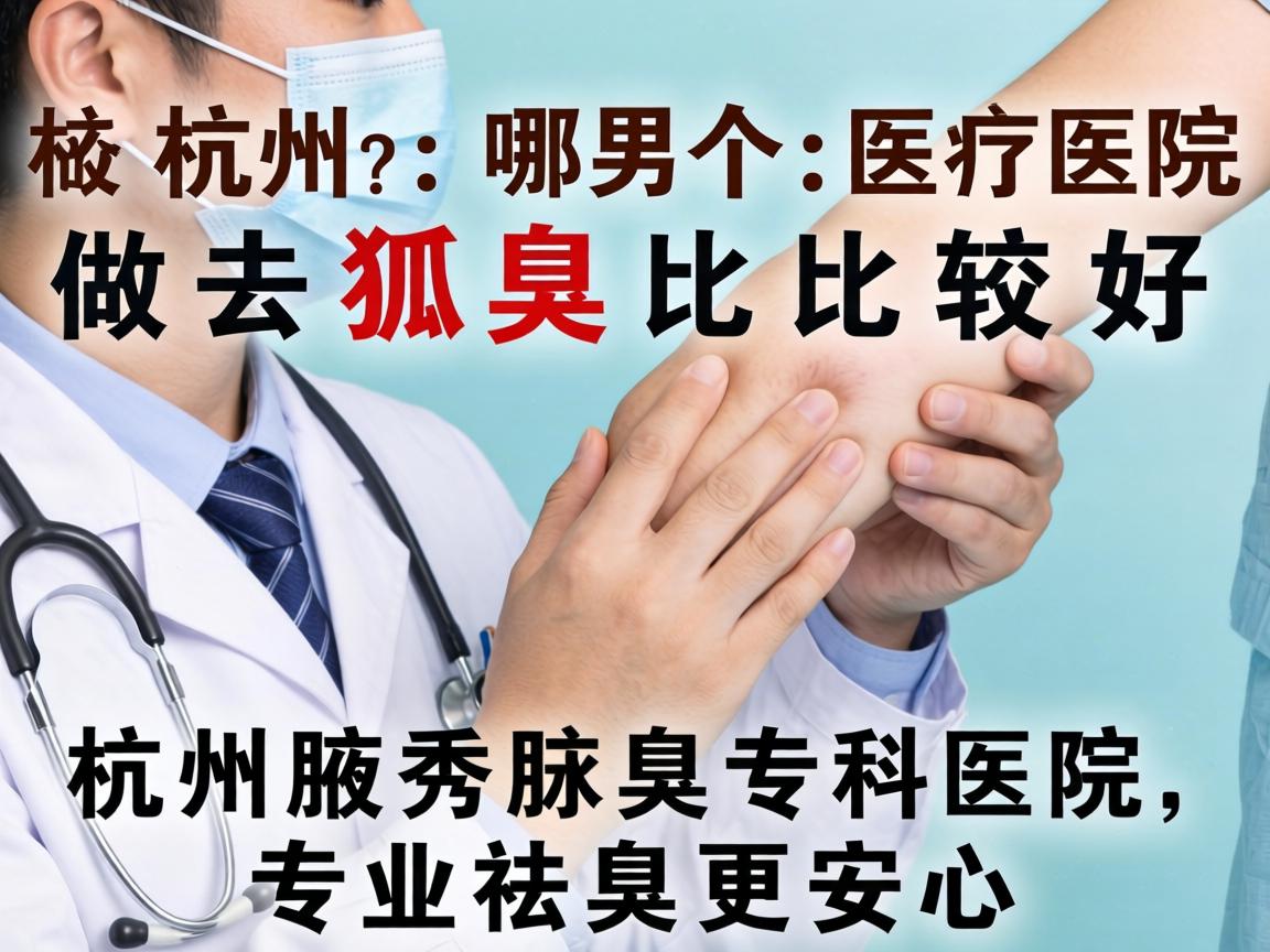 杭州哪个医院做去狐臭比较好?杭州腋秀腋臭专科医院,专业祛臭更安心 杭州哪个医院做去狐臭比较好?杭州腋秀腋臭专科医院,专业祛臭更安心
