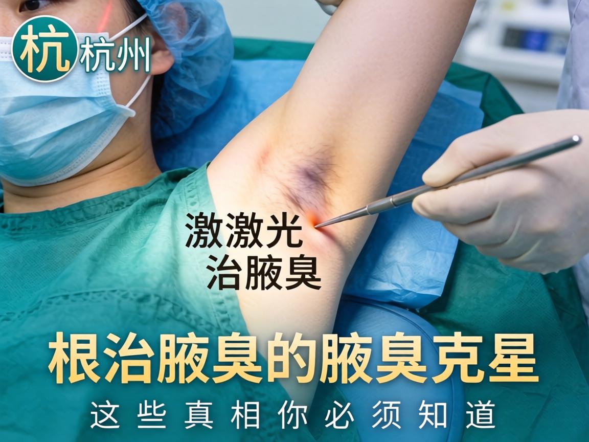 杭州激光手术治腋臭，根治腋臭的腋臭克星，这些真相你必须知道