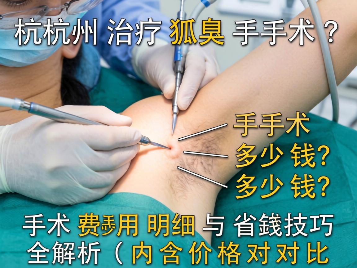 杭州治疗狐臭手术多少钱？手术费用明细与省钱技巧全解析（内含价格对比）