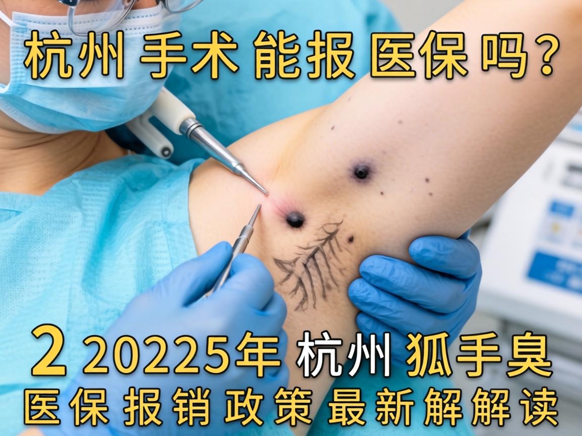 杭州狐臭手术能报医保吗？2025年杭州狐臭医保报销政策最新解读