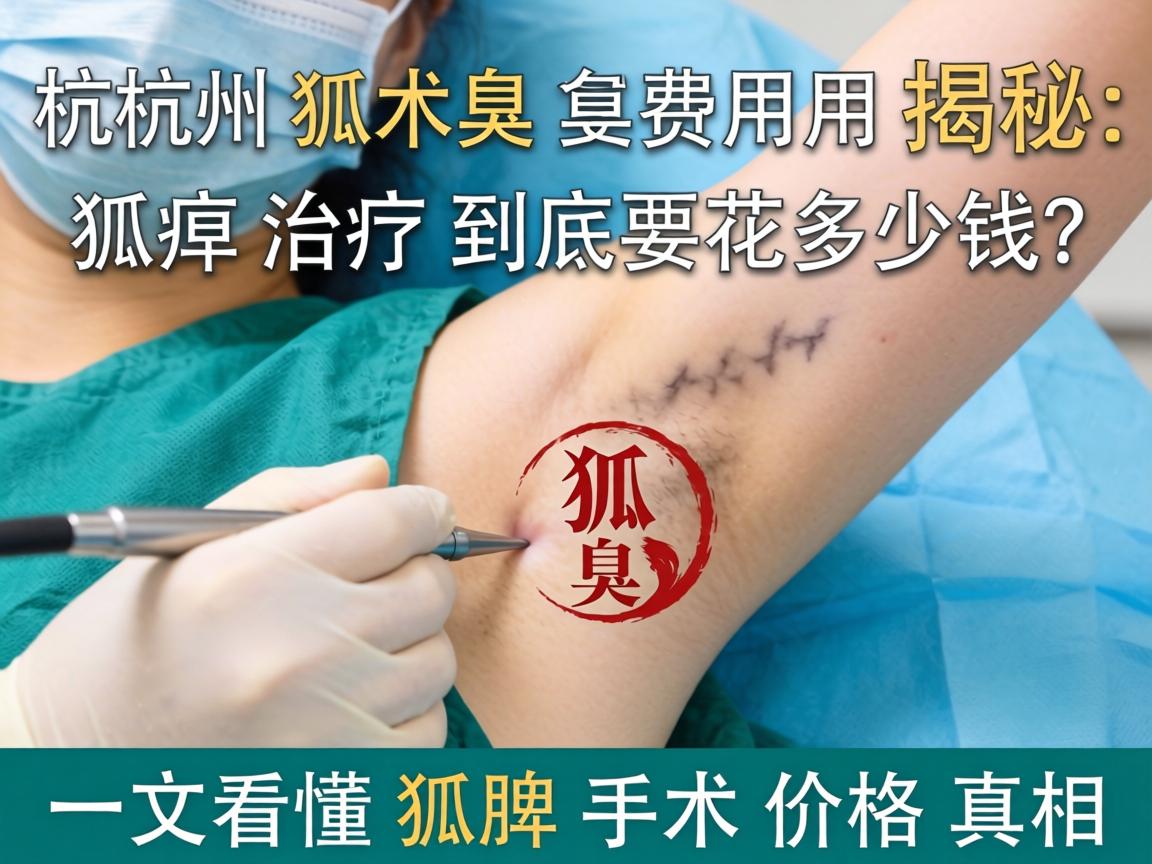 杭州狐臭手术费用揭秘，狐臭治疗到底要花多少钱？一文看懂狐臭手术价格真相