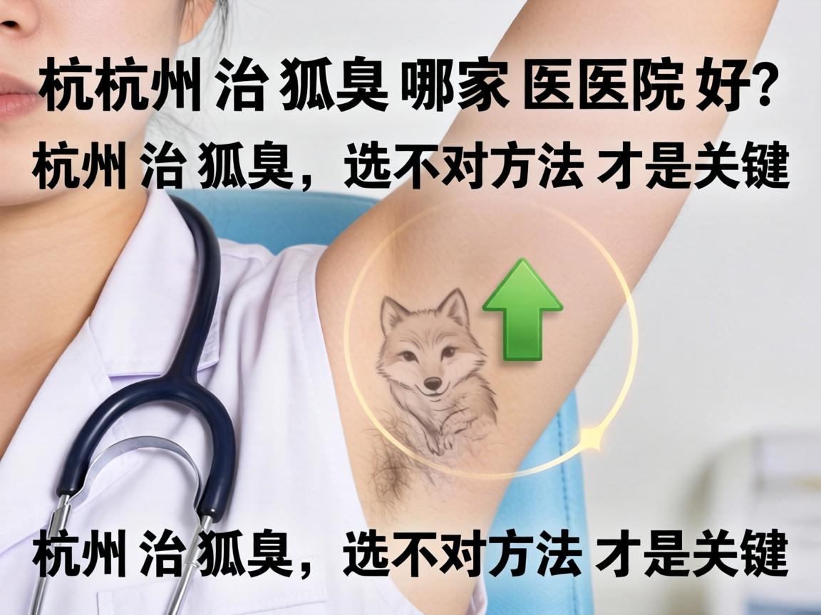 杭州治狐臭哪家医院好？杭州治狐臭，选对方法才是关键