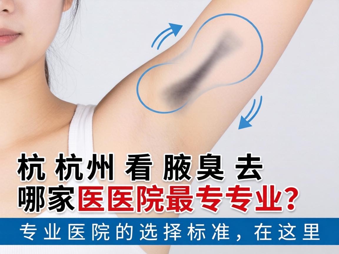 杭州看腋臭去哪家医院最专业？专业医院的选择标准在这里