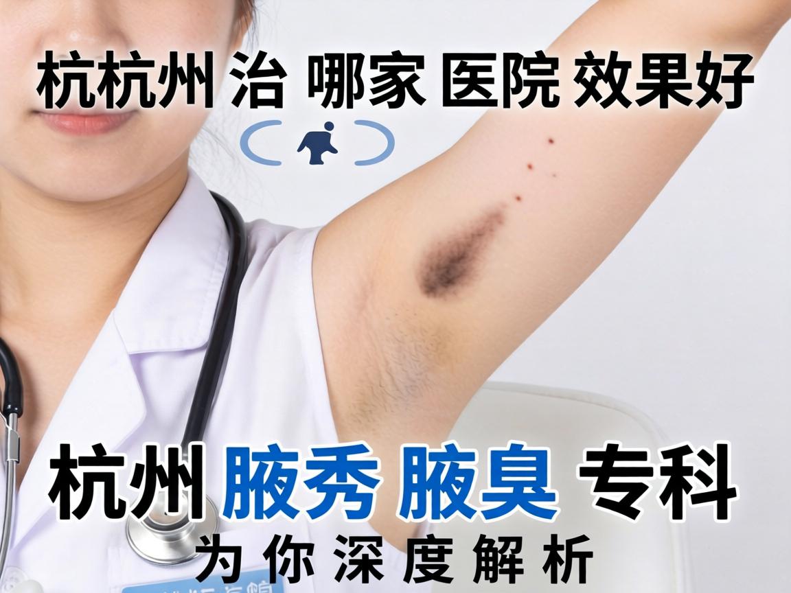 杭州治腋臭，哪家医院效果好？杭州腋秀腋臭专科为你深度解析