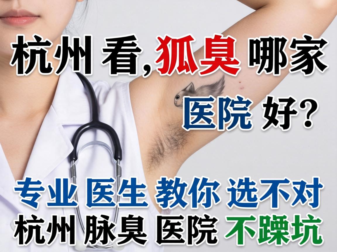 杭州看狐臭哪家医院好？专业医生教你选对杭州腋臭医院不踩坑