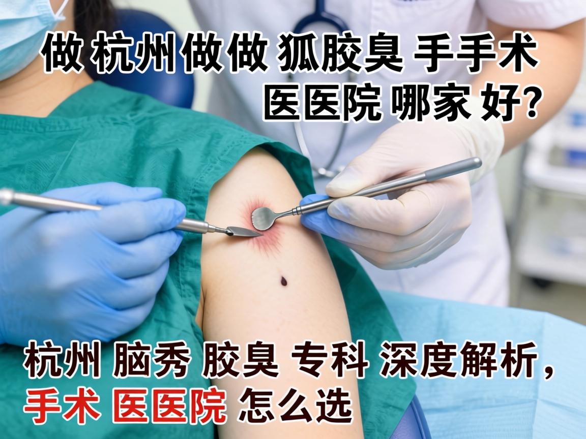杭州做狐臭手术医院哪家好？杭州腋秀腋臭专科深度解析，手术医院怎么选